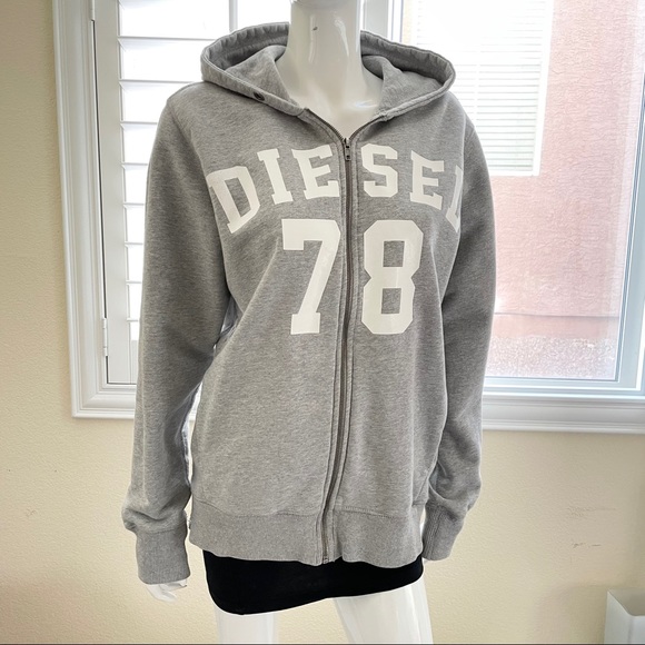 Diesel Other - SOLD❤️ DIESEL Mens Size L Grey Hoodie Jacket
